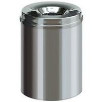 Poubelle à papier anti-feu inox, 15L à 50L - Image principale