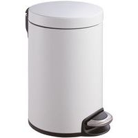 Poubelle à pédale Serene 20 ltr EKO blanc - Image principale