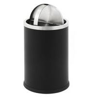 Corbeille à papier Swing - 10 L, Coloris : Noir - Image 3