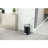 Poubelle à pédale Belle Deluxe 3L, Matériau : Acier - Image 2