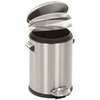 Poubelle à pédale Belle Deluxe 5L, Matériau : Inox - Image 2