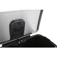 Poubelle à pédale E-Cube rectangulaire - 50 L, Matériau : Inox - Image 2