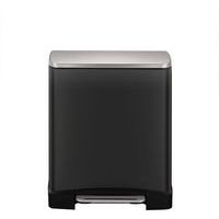 Poubelle à pédale E-Cube Tri-sélectif 10+9 L, Matériau : Acier - Image 4