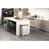 Poubelle à pédale Ecocasa II Recycling Step Bin 20+20 L inox - Image 6