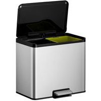 Poubelle à pédale Essential Recycler Step Bin 15+15 L inox m - Image 8