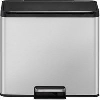 Poubelle à pédale Essential Recycler Step Bin 20+9 L inox ma - Image 10