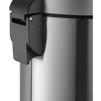 Poubelle à pédale Maggey 30L inox mat - Image 5