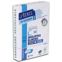 Enveloppe blanche autocollante Siligom 80g, 114x162 mm - Image 2