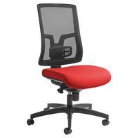 Chaise de bureau Oria pied noir dossier résille GGI - Image 6