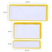 Porte-étiquette couleur adhésif ou magnétique - Manutan Expert - Image 7