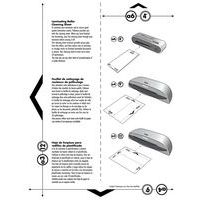 Feuille A4 de nettoyage pour plastifieuse - Image 2