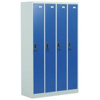 Vestiaire industrie propre 4 colonnes - A monter - Manutan - Image principale