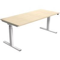 Bureau électrique ergonomique Kelli Chêne 180 cm - Image principale