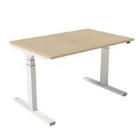 Bureau électrique ergonomique Kelli Chêne 120 cm - Image principale