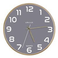 Pendule quartz Baltic gris/hêtre - Image principale