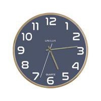 Pendule quartz Baltic bleu/hêtre - Image principale