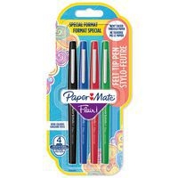 Boîte de 4 stylos feutre Flair® - assortis classique - Image principale