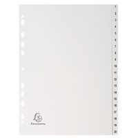 Lot de 20 Intercalaires imprimés numériques pp blanc 20 positions - a4 - Image principale