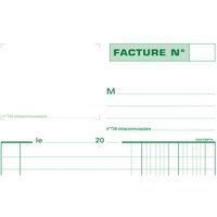 Lot de 10 Manifold factures avec tva 21x14,8cm 50 feuillets tripli - Image 2