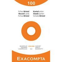 Set de 100 fiches 5x5 non perforé 125x200mm assortis - Image principale