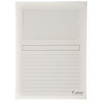 Lot de 16 Paquet 25 chemises à fenêtre forever 120g/m² - 22x31cm Blanc - Image principale