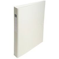 Lot de 10 classeurs rembordé PP 4 anneaux ronds de 25mm sur 3eme Blanc - Image principale