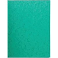 Lot de 25 chemises simple sans élastique avec 3 rabats 400gm² A4 Vert - Image principale