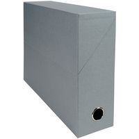 Lot de 5 boîtes transfert dos 90mm papier toeilé Gris - Image principale