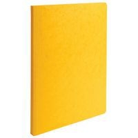 Lot de 50 chemises a dos rainé carte lustrée 400gm² - 24x32cm Jaune - Image principale
