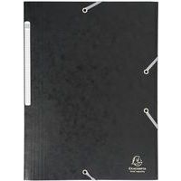 Lot de 25 chemises maxi capacity carte lustrée 425gm² A4 Noir - Image principale
