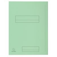 Lot de 5 paquets 50 chemises imprimées 2 rabats super 250 24x32cm Vert - Image principale