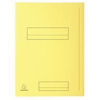 Lot de 5 paquets 50 chemise imprimée 2 rabats super 250 24x32cm Canari - Image principale