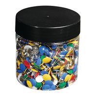 Boîte 1000 punaises couleur en laiton hauteur de pointe 9mm - Image principale