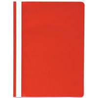 Lot de 25 chemises de présentation à lamelles PP standard A4 Rouge - Image principale
