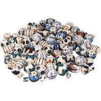 Bocal de 300g de perles en céramique tailles assorties - Image 2