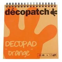 Bloc color Decopad orange (Lot de 5) - Image principale