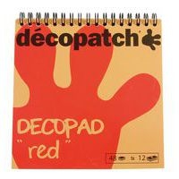 Bloc color Decopad rouge (Lot de 5) - Image principale