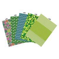 Maxi pack 100 feuilles Decopatch - vert - Image principale