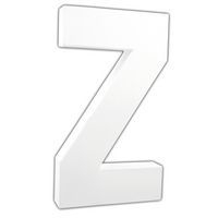 Lettre Z 20,5cm (Lot de 6) - Image principale