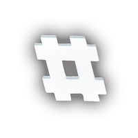 Hashtag 12cm (Lot de 10) - Image principale