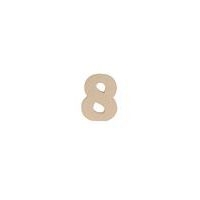Chiffre 8 kraft 20cm (Lot de 6) - Image principale