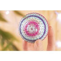 Bocal de 120g sequins opaques brillants, couleurs assorties - Image 2