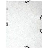 Lot de 25 chemises 3 rabats carte lustrée 400g/m2 A4 Blanc - Image principale