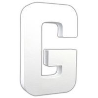 Lettre G 20,5cm (Lot de 6) - Image principale