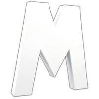 Lettre M 20,5cm (Lot de 6) - Image principale
