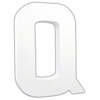 Lettre Q 20,5cm (Lot de 6) - Image principale