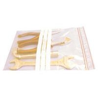 Sachet plastique à bandes blanches et trou d'aération - Minigrip - Image 3