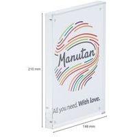 Cadre photo ou affichette magnétique transparent A5- Manutan - Image 10
