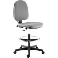 Chaise haute sur roulettes Torino dos/assise gris clair - Image principale