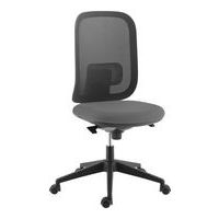 Chaise Alaia dos résille noire contact synchrone Sokoa - Image principale